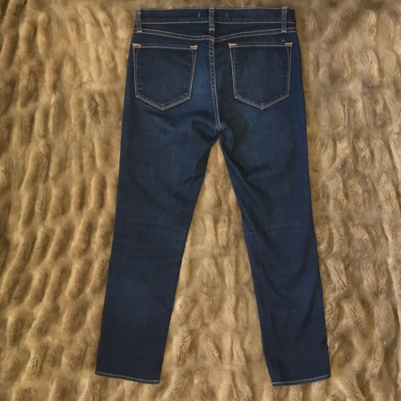 J Brand 7/8 Dark Wash Cropped Skinny Jeans | Size 28 - Picture 3 of 12